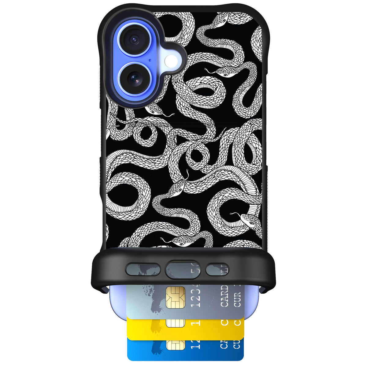 Scooch Wingmate Snakes for iPhone 16 — Case