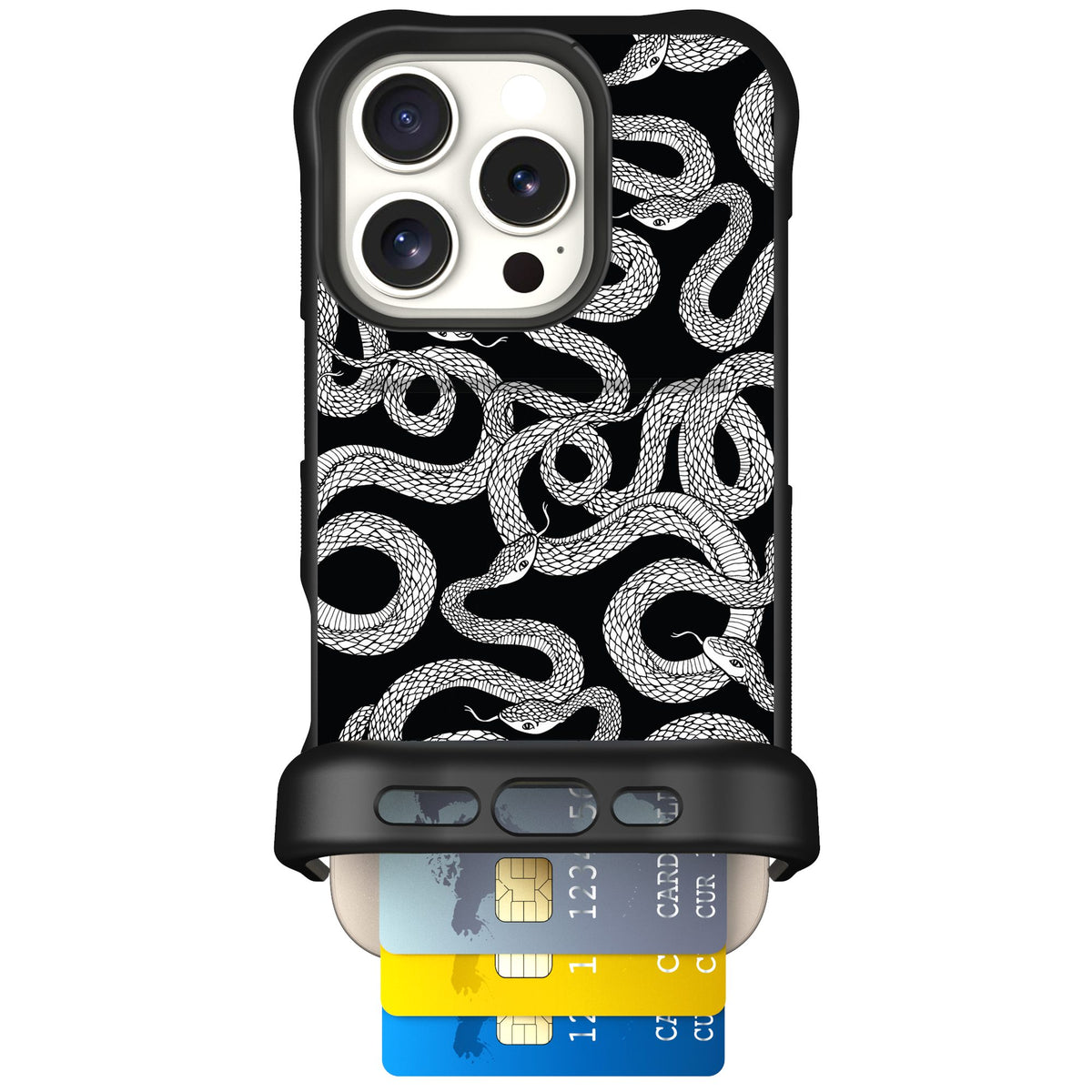 Scooch Wingmate Snakes for iPhone 16 Pro — Case