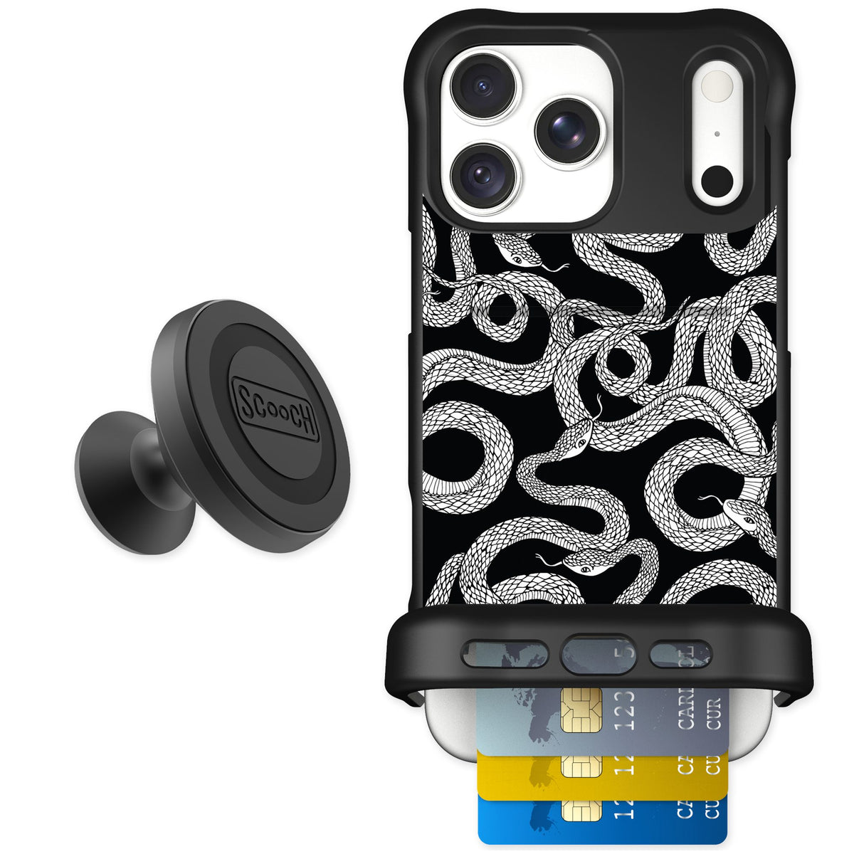 Scooch Wingmate Snakes for iPhone 18 Pro Max — Starter Bundle