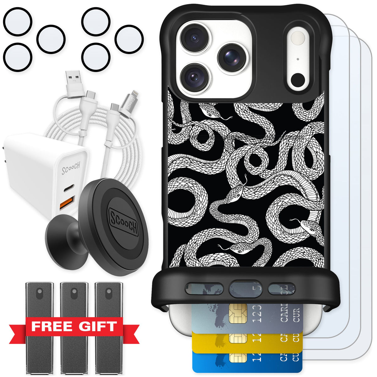 Scooch Wingmate Snakes for iPhone 18 Pro Max — Ultimate Bundle