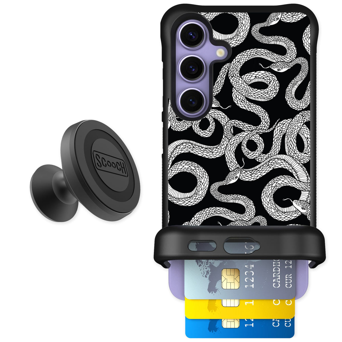 Scooch Wingmate Snakes for Galaxy S24 — Starter Bundle
