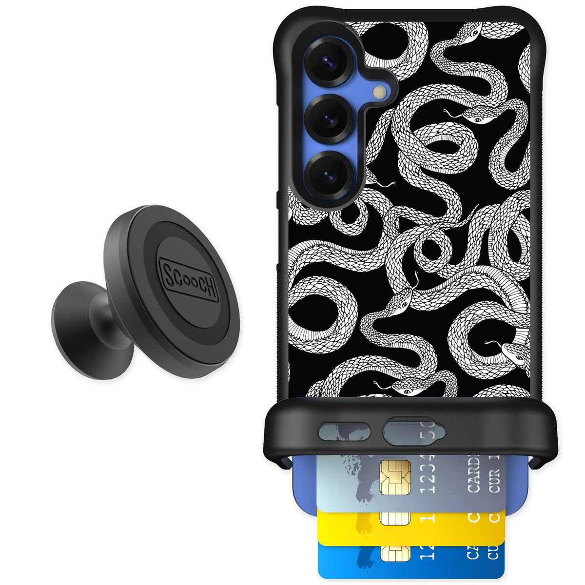 Scooch Wingmate Snakes for Galaxy S25 — Starter Bundle