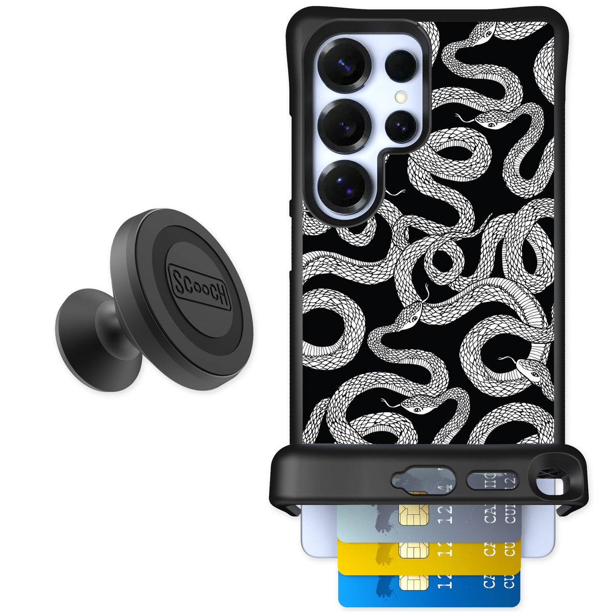 Scooch Wingmate Snakes for Galaxy S25 Ultra — Starter Bundle