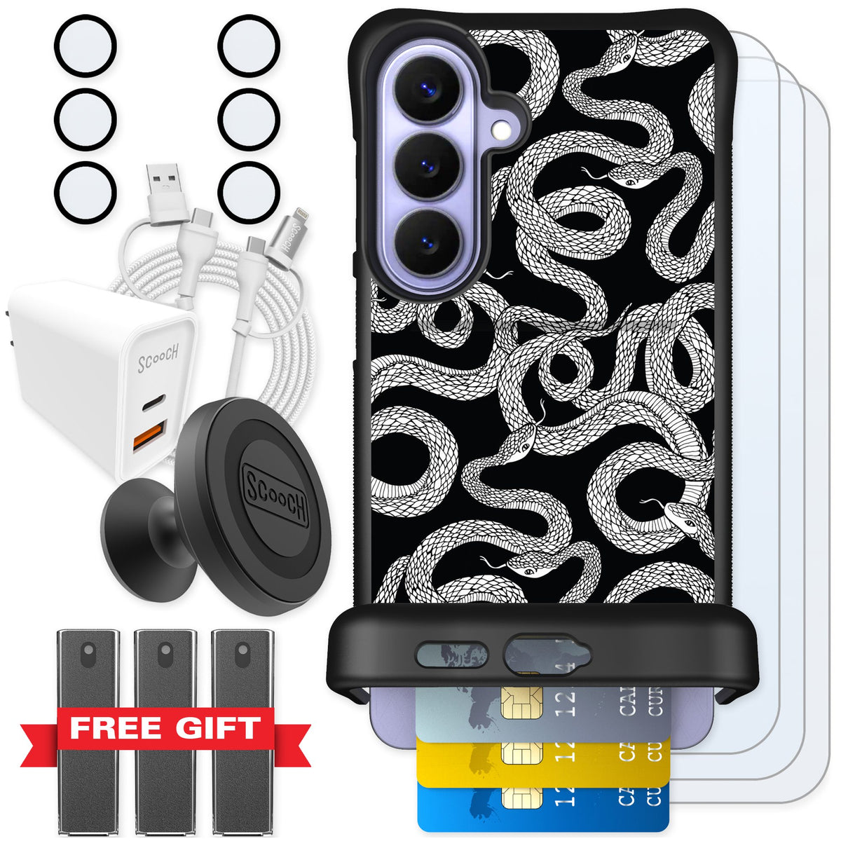 Scooch Wingmate Snakes for Galaxy S26+ — Ultimate Bundle