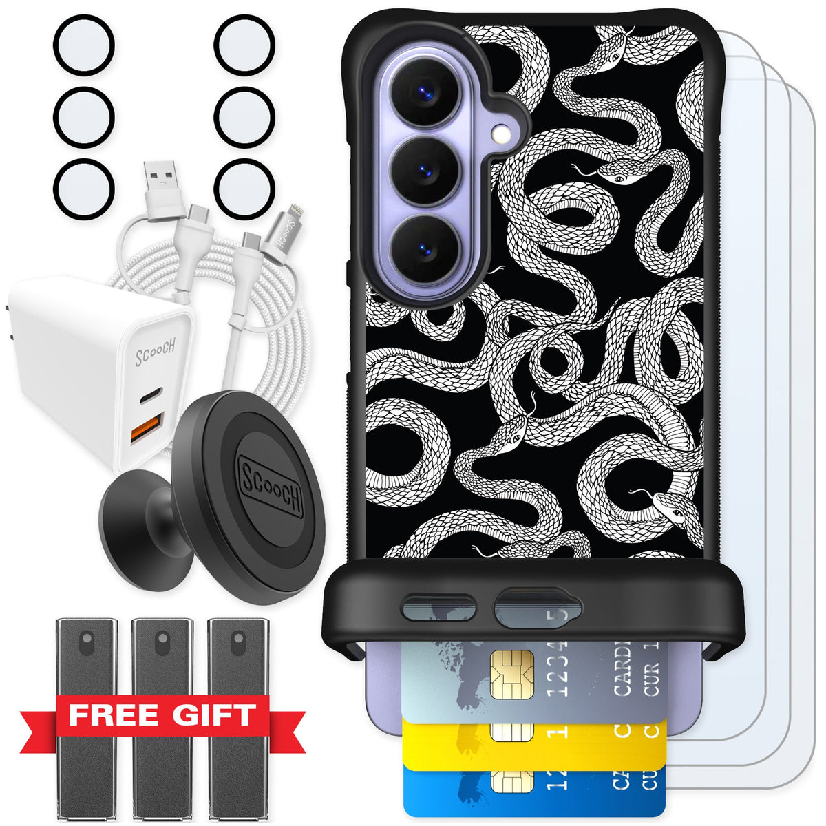 Scooch Wingmate Snakes for Galaxy S26 — Ultimate Bundle