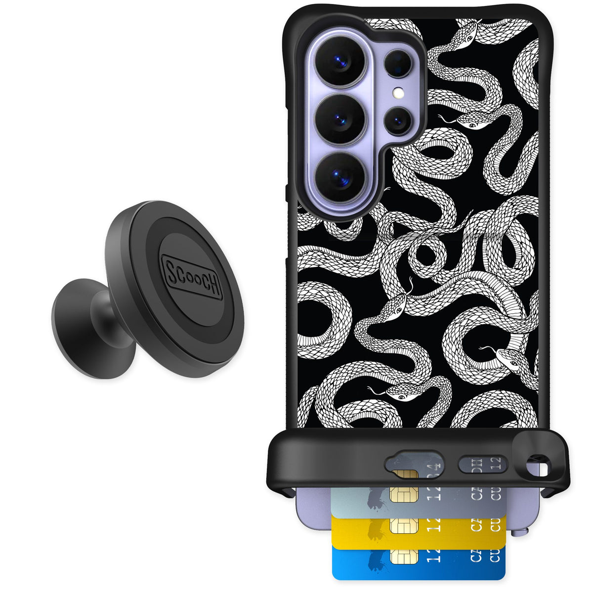 Scooch Wingmate Snakes for Galaxy S26 Ultra — Starter Bundle