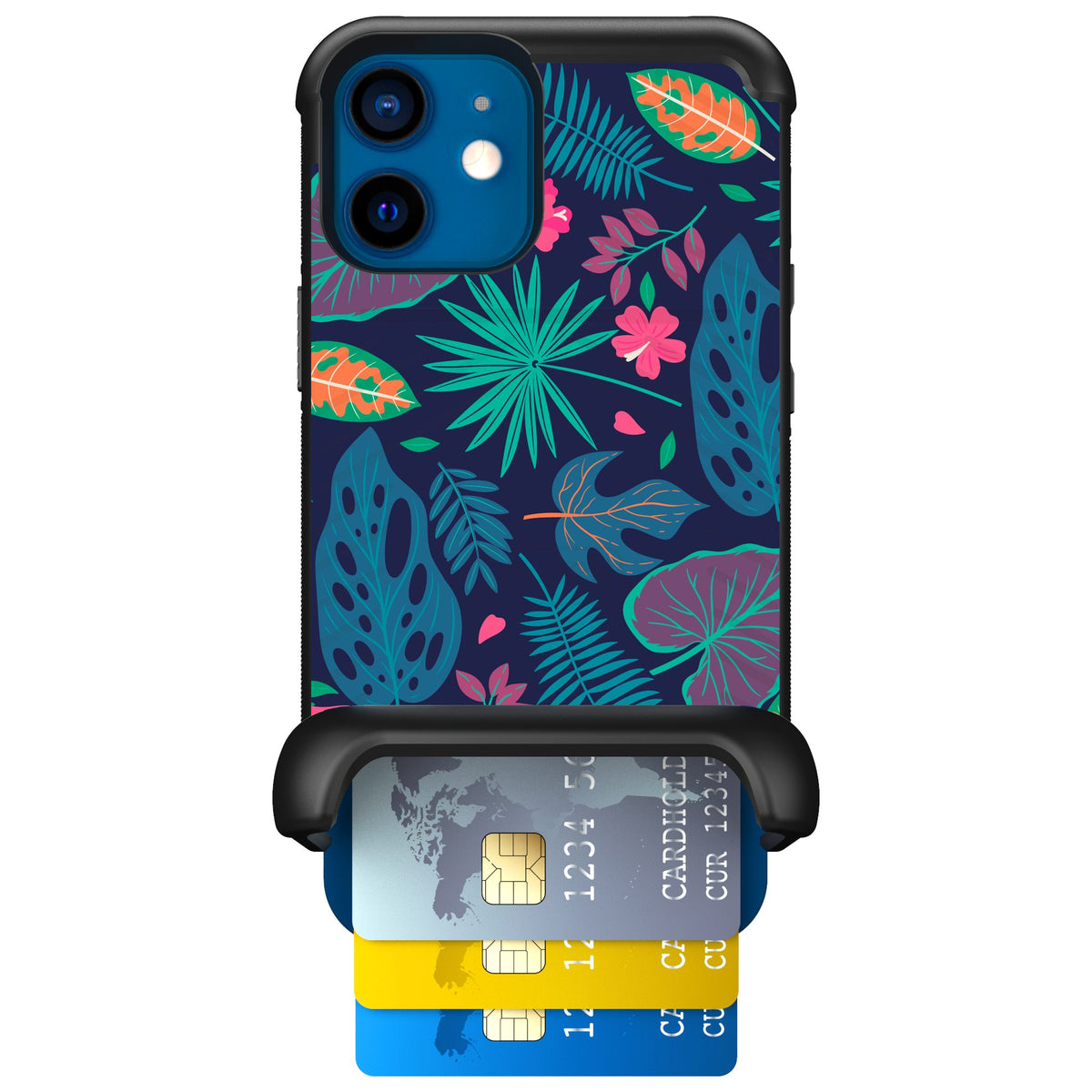 Scooch Wingmate Tropical Leaves for iPhone 12 mini — Case