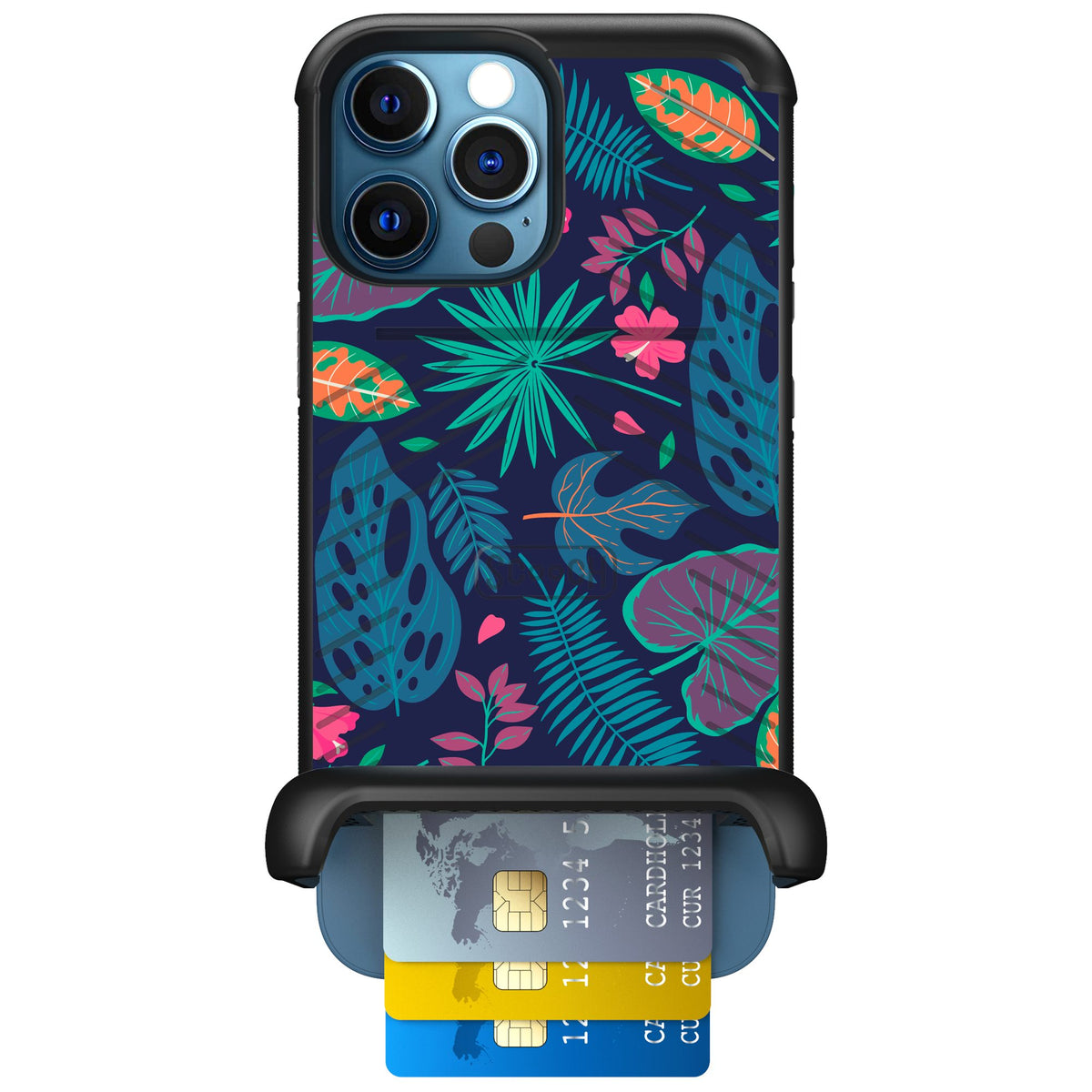 Scooch Wingmate Tropical Leaves for iPhone 12 Pro — Case