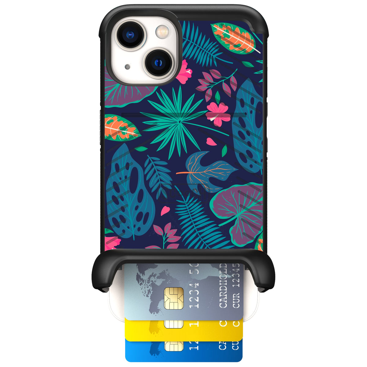Scooch Wingmate Tropical Leaves for iPhone 13 — Case
