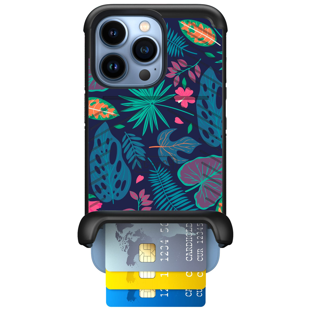 Scooch Wingmate Tropical Leaves for iPhone 13 Pro — Case