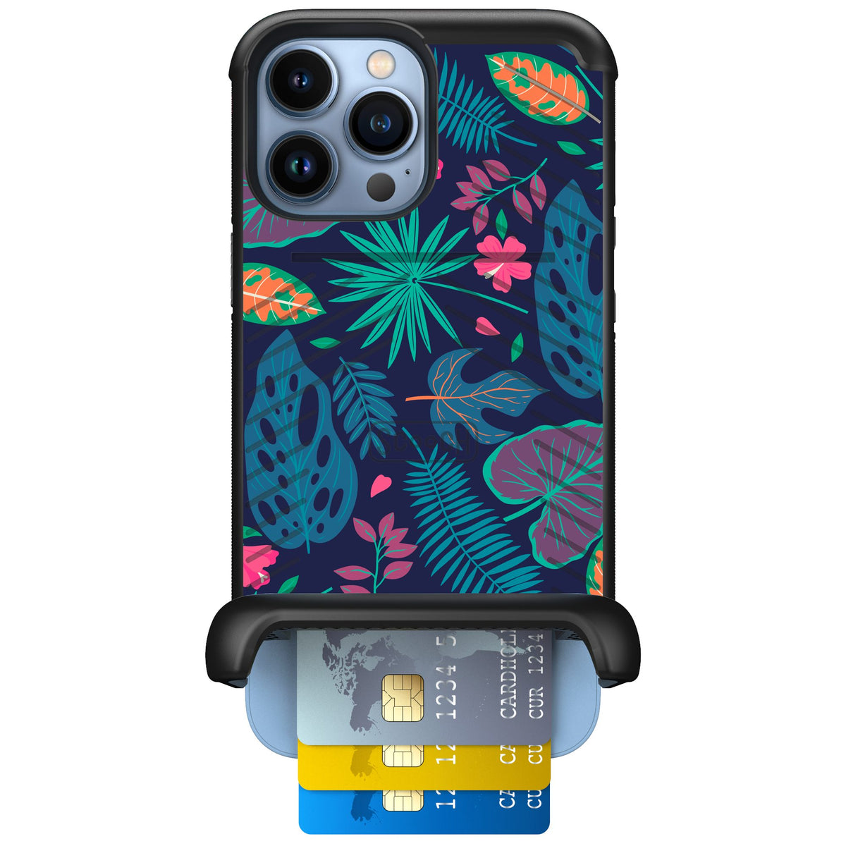 Scooch Wingmate Tropical Leaves for iPhone 13 Pro Max — Case