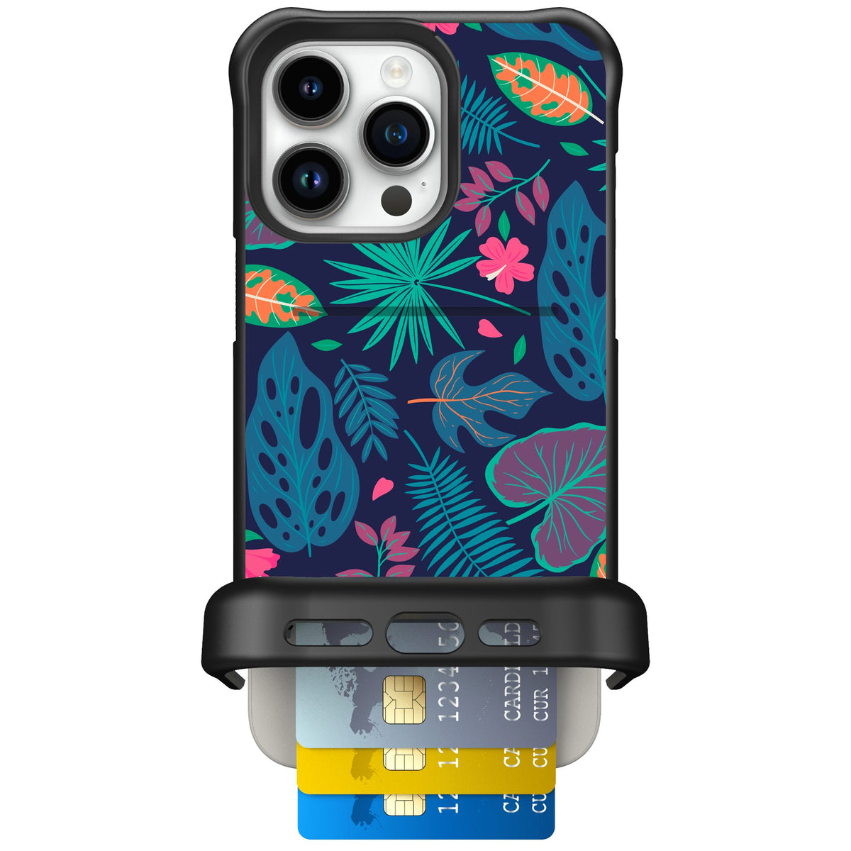 Scooch Wingmate Tropical Leaves for iPhone 15 Pro Max — Case