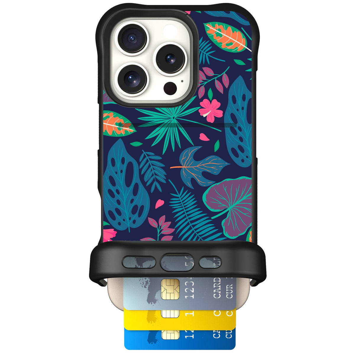 Scooch Wingmate Tropical Leaves for iPhone 16 Pro — Case