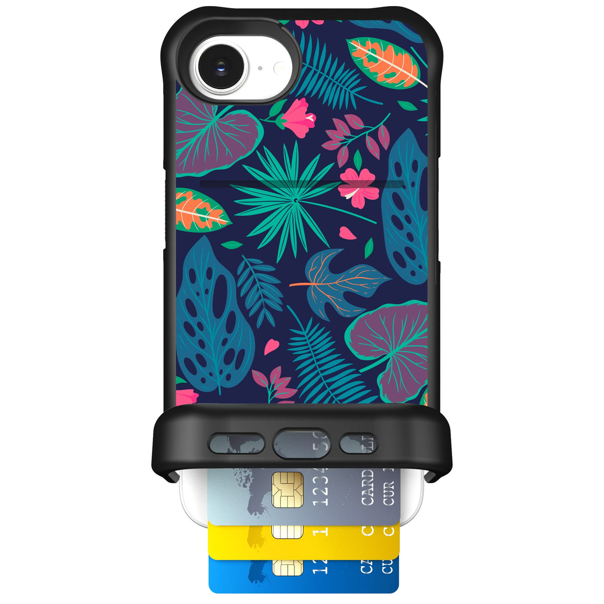 Scooch Wingmate Tropical Leaves for iPhone 16e — Case