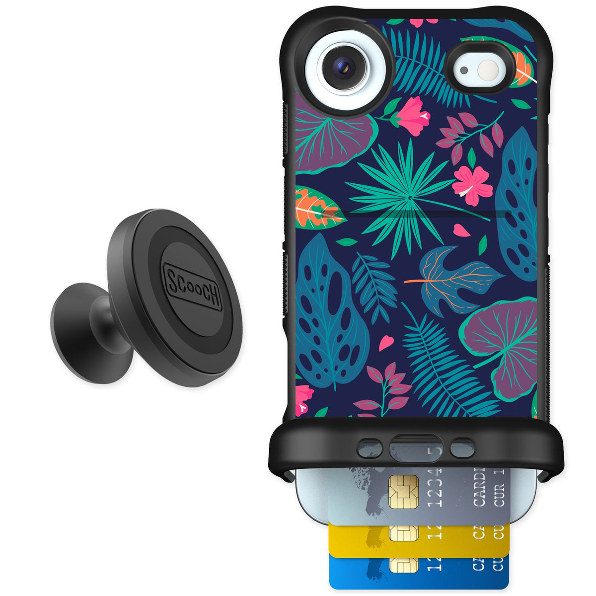 Scooch Wingmate Tropical Leaves for iPhone Air — Starter Bundle