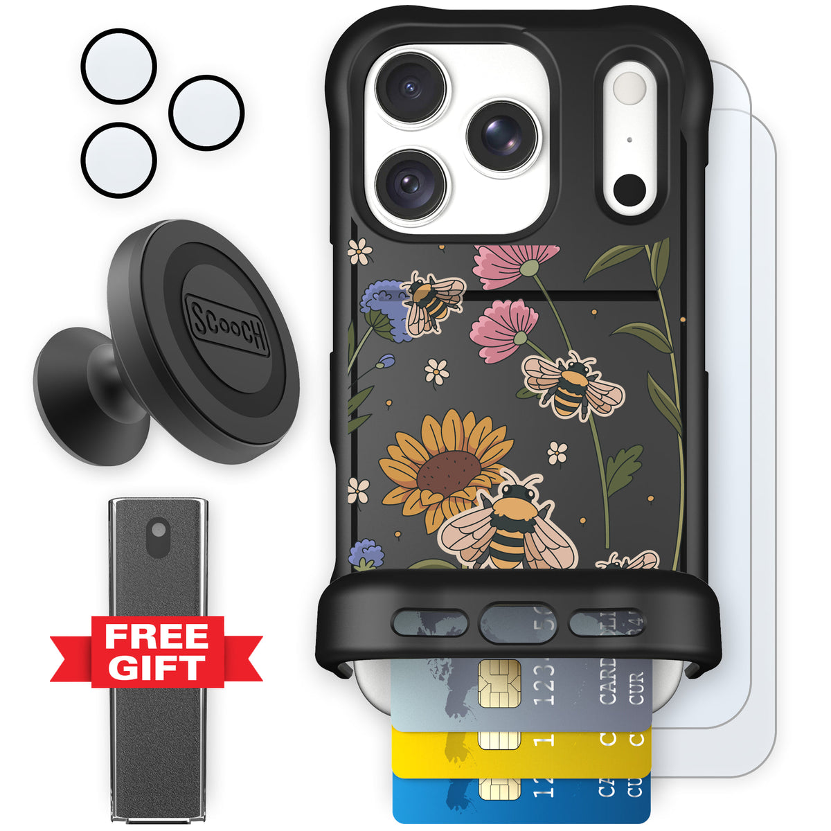 Wingmate Bee Happy for iPhone 18 Pro — Defender Bundle