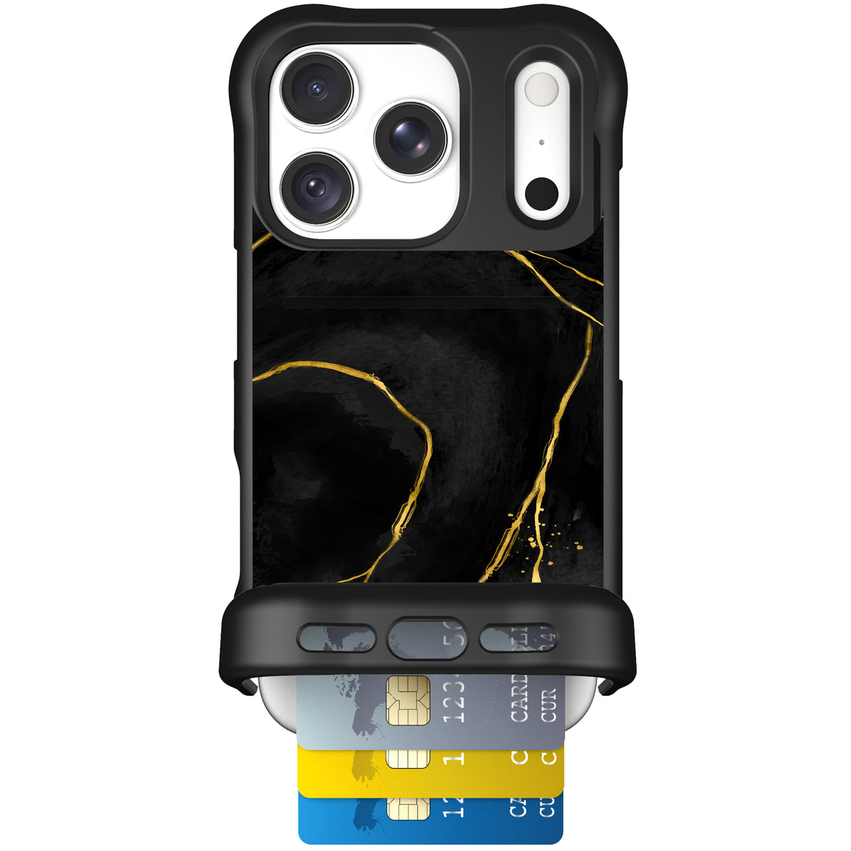 Wingmate Black Marble for iPhone 18 Pro — case