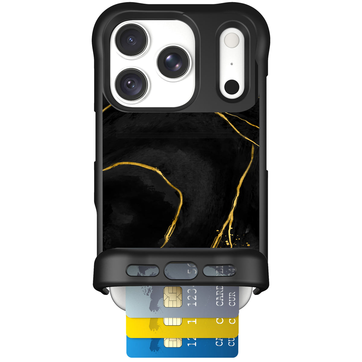 Wingmate Black Marble for iPhone 18 Pro — case