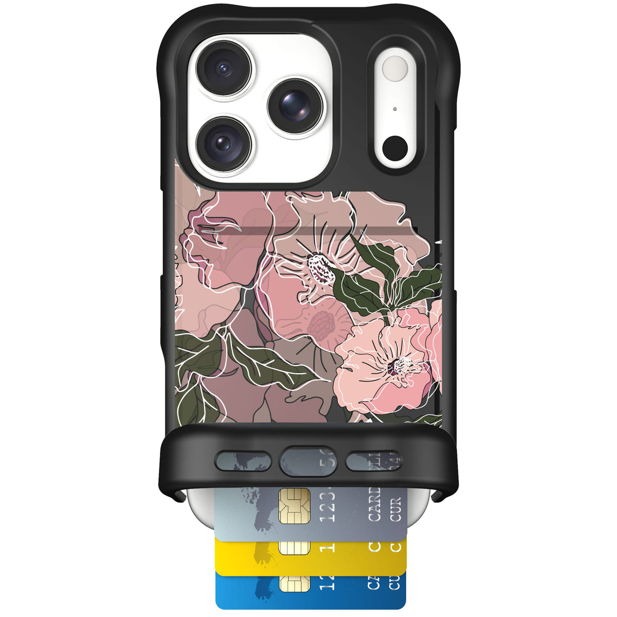 Wingmate Blush Botanical for iPhone 18 Pro — case