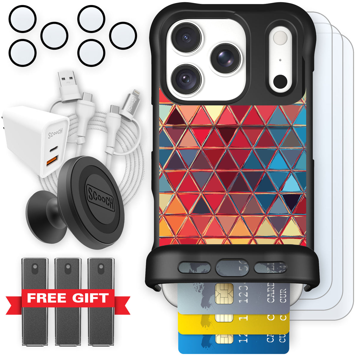 Wingmate Festive Glass for iPhone 18 Pro — Ultimate Bundle
