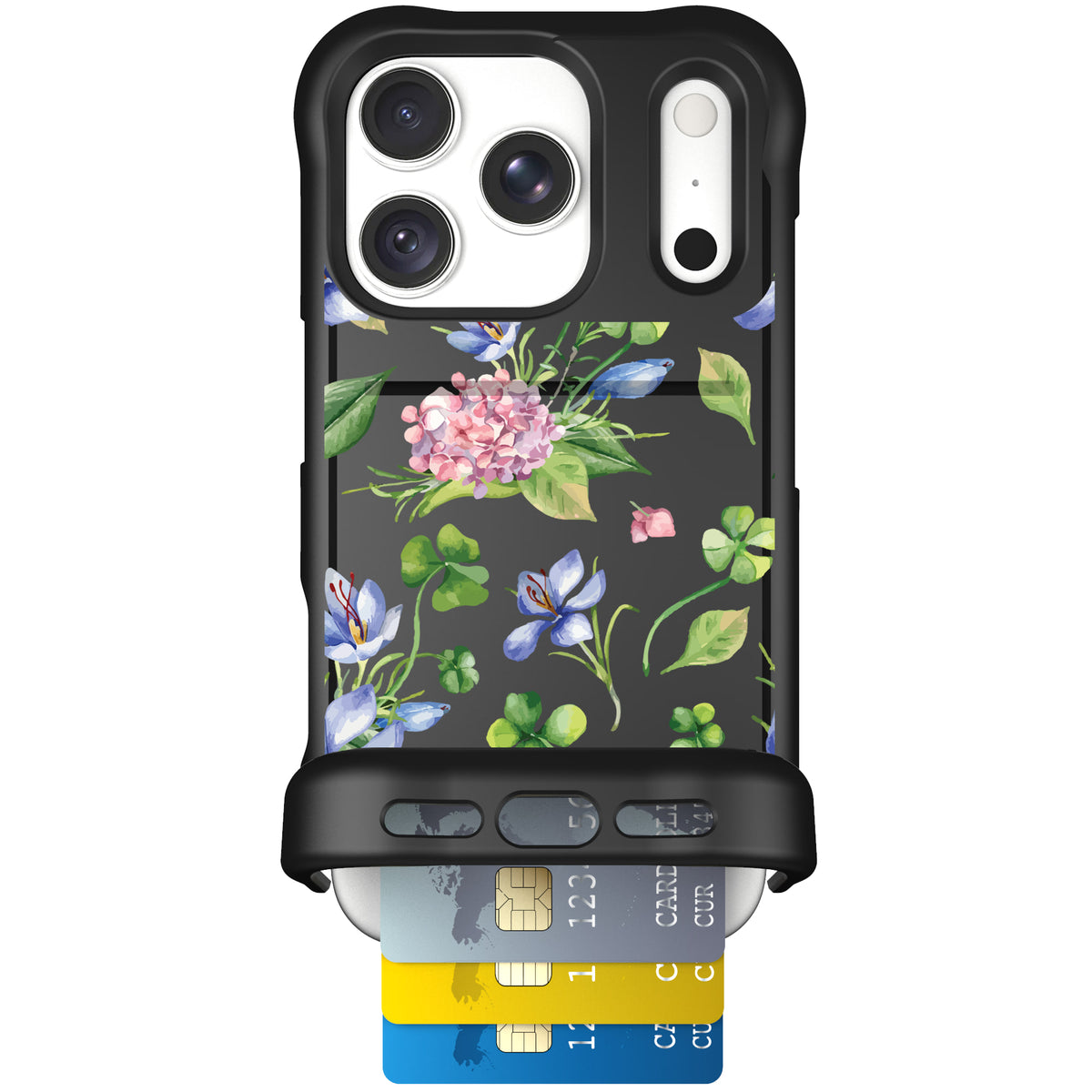 Wingmate Lucky Hydrangea for iPhone 18 Pro — case