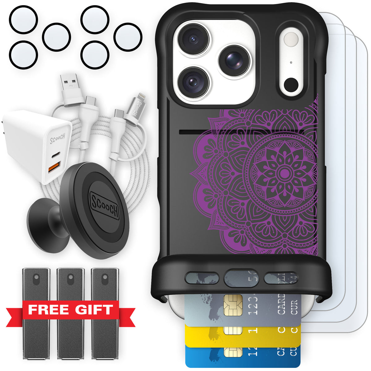 Wingmate Mandala Dreams for iPhone 18 Pro — Ultimate Bundle