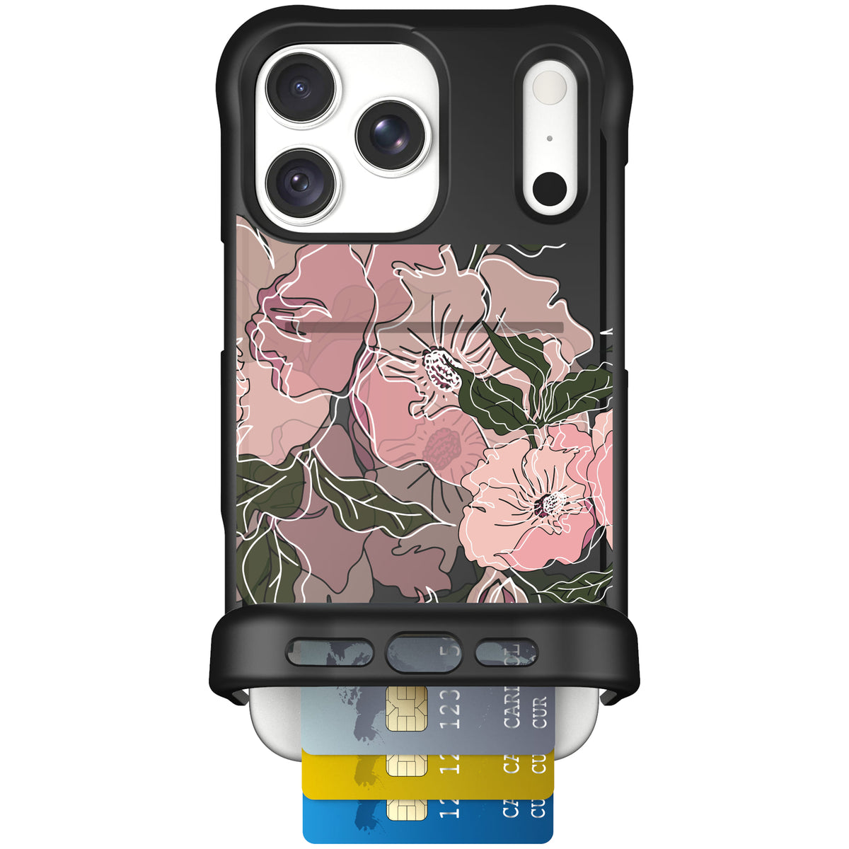 Wingmate Blush Botanical for iPhone 18 Pro Max — case