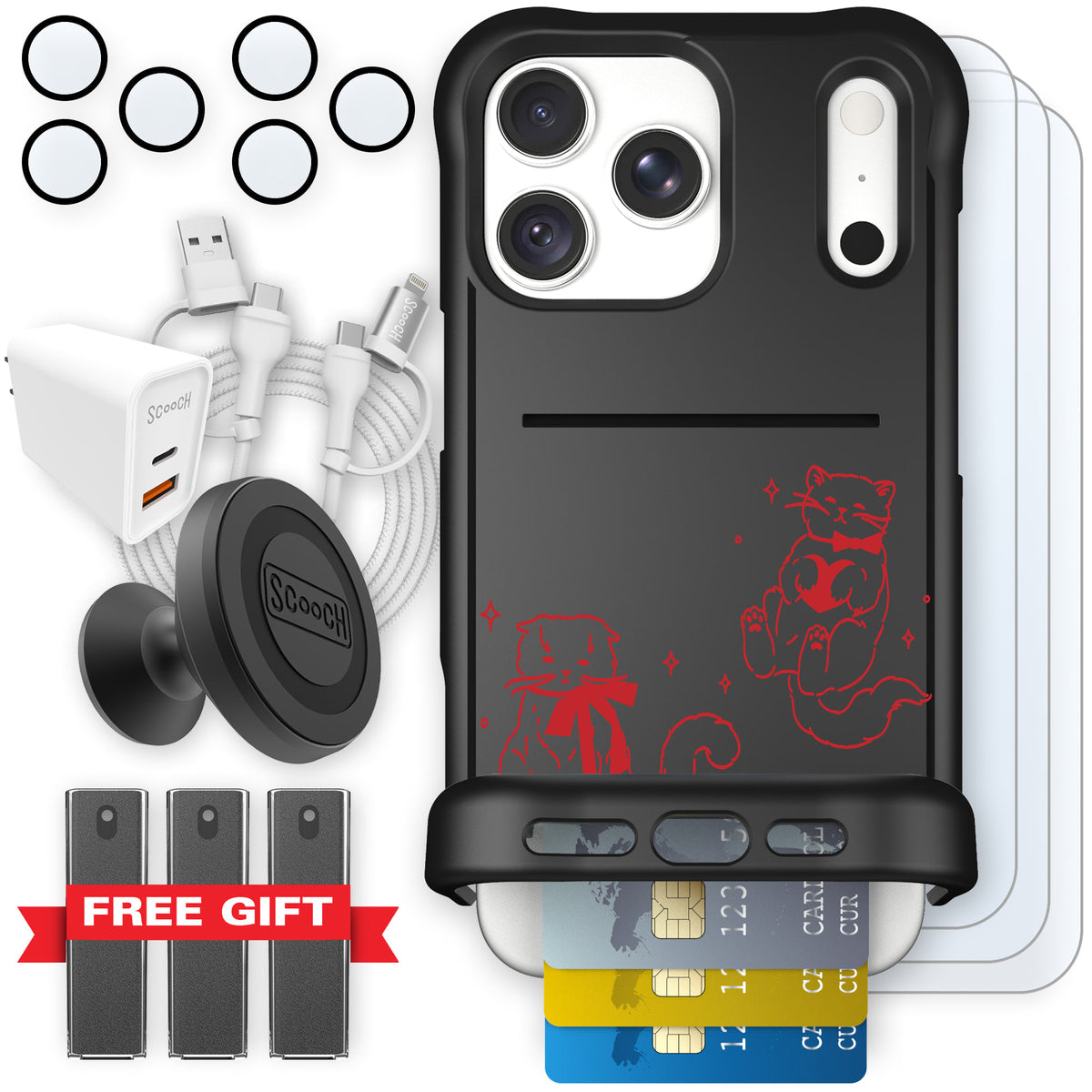 Wingmate Cupid's Cats for iPhone 18 Pro Max — Ultimate Bundle