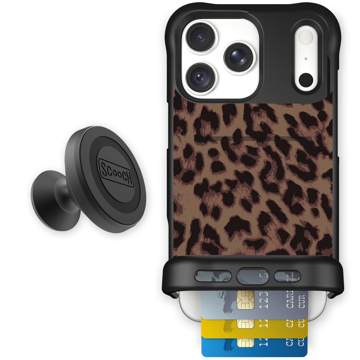 Wingmate Luxe Leopard for iPhone 18 Pro Max — Starter Bundle