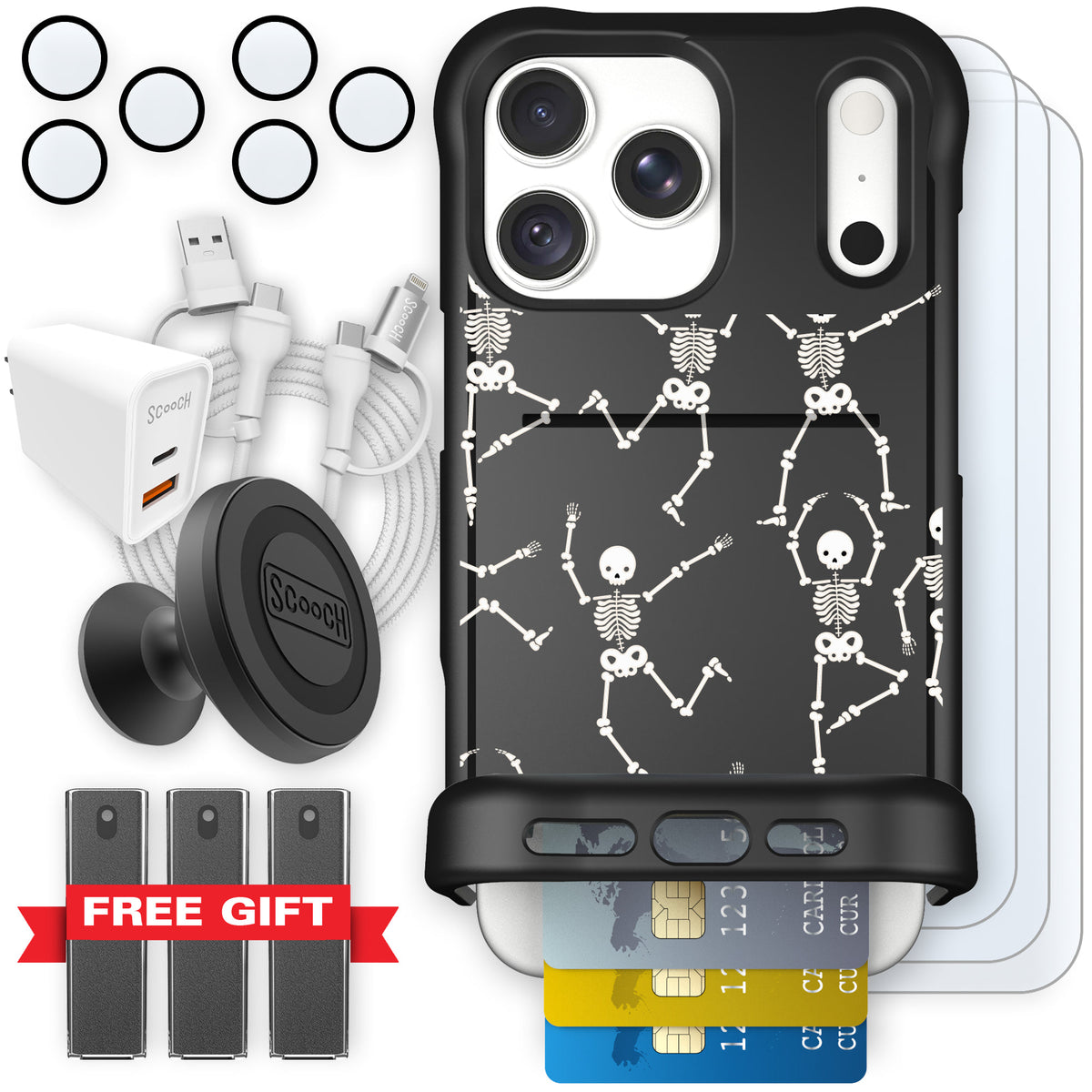 Wingmate Swinging Skeletons for iPhone 18 Pro Max — Ultimate Bundle
