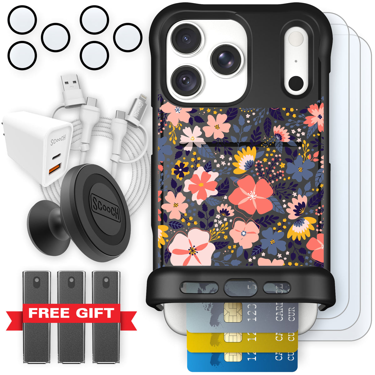 Wingmate Wildflowers for iPhone 18 Pro Max — Ultimate Bundle