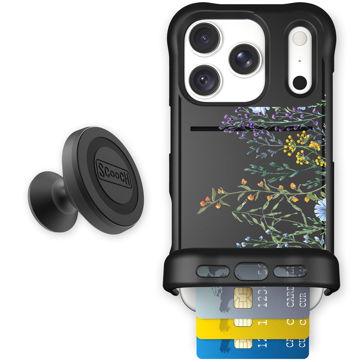 Wingmate Meadow Bloom for iPhone 18 Pro — Starter Bundle