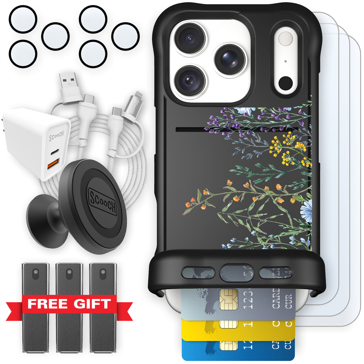Wingmate Meadow Bloom for iPhone 18 Pro — Ultimate Bundle