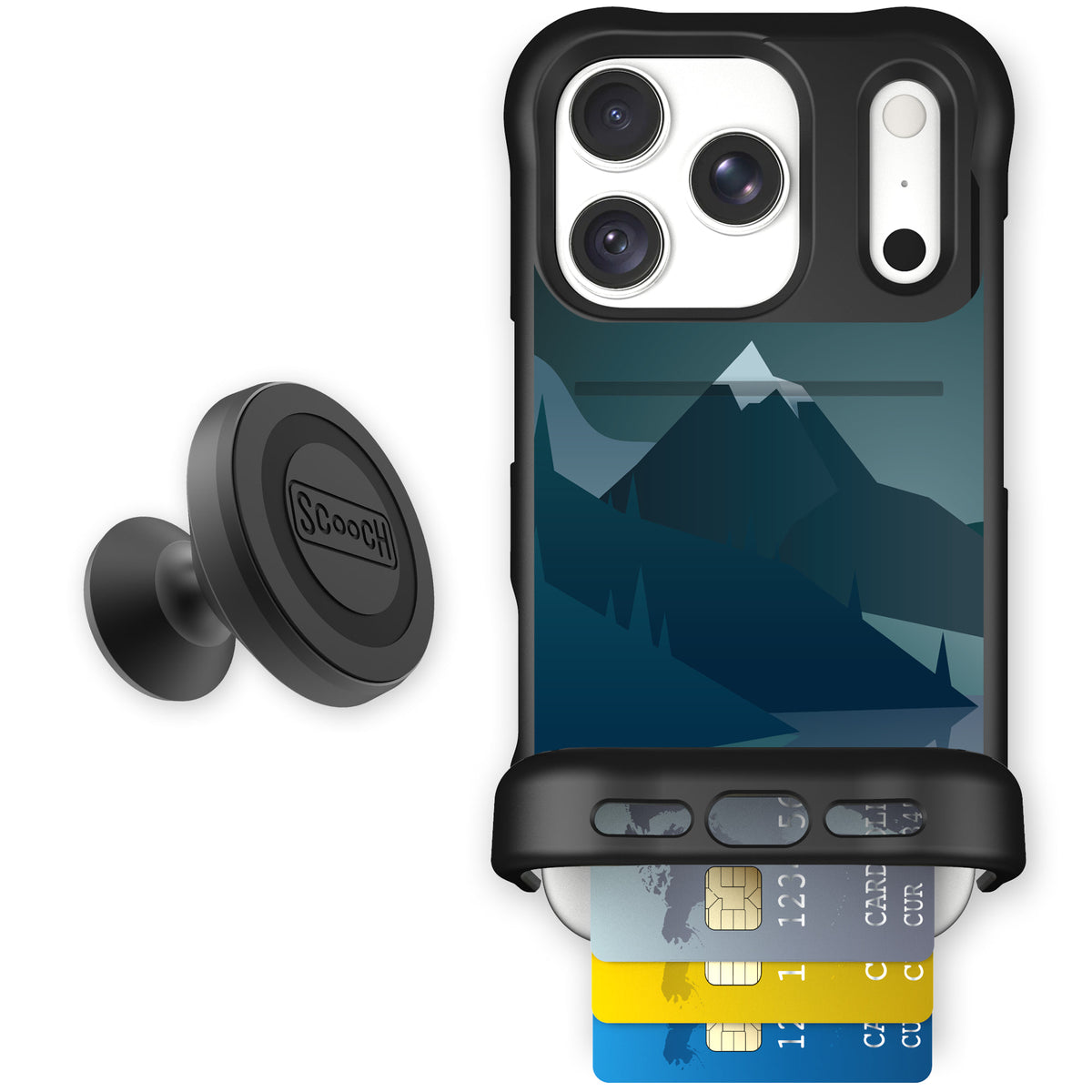 Wingmate Midnight Ridge for iPhone 18 Pro — Starter Bundle