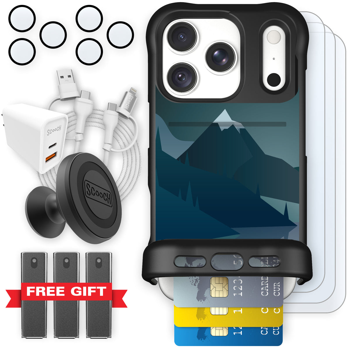 Wingmate Midnight Ridge for iPhone 18 Pro — Ultimate Bundle