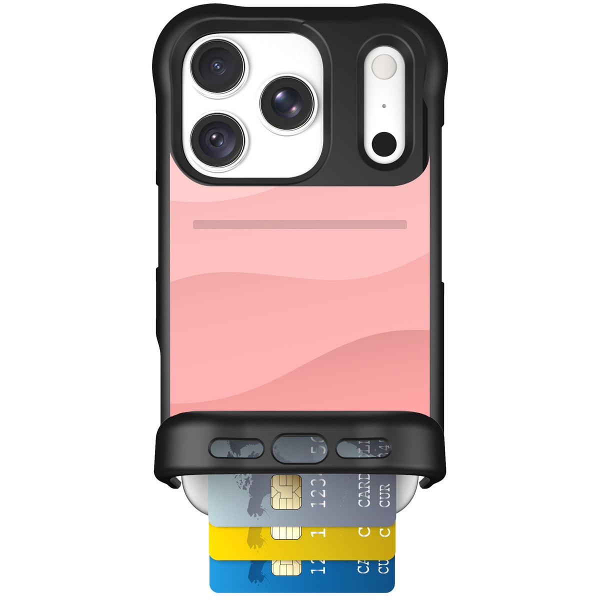Wingmate Pink Waves for iPhone 18 Pro — case