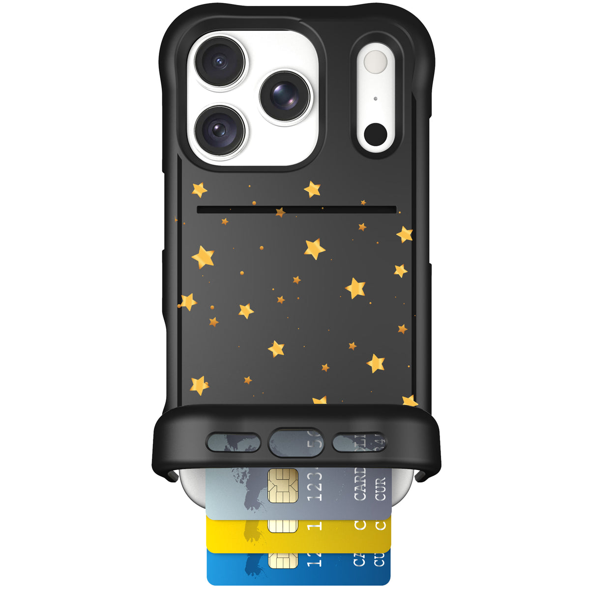 Wingmate Gold Stars for iPhone 18 Pro — case