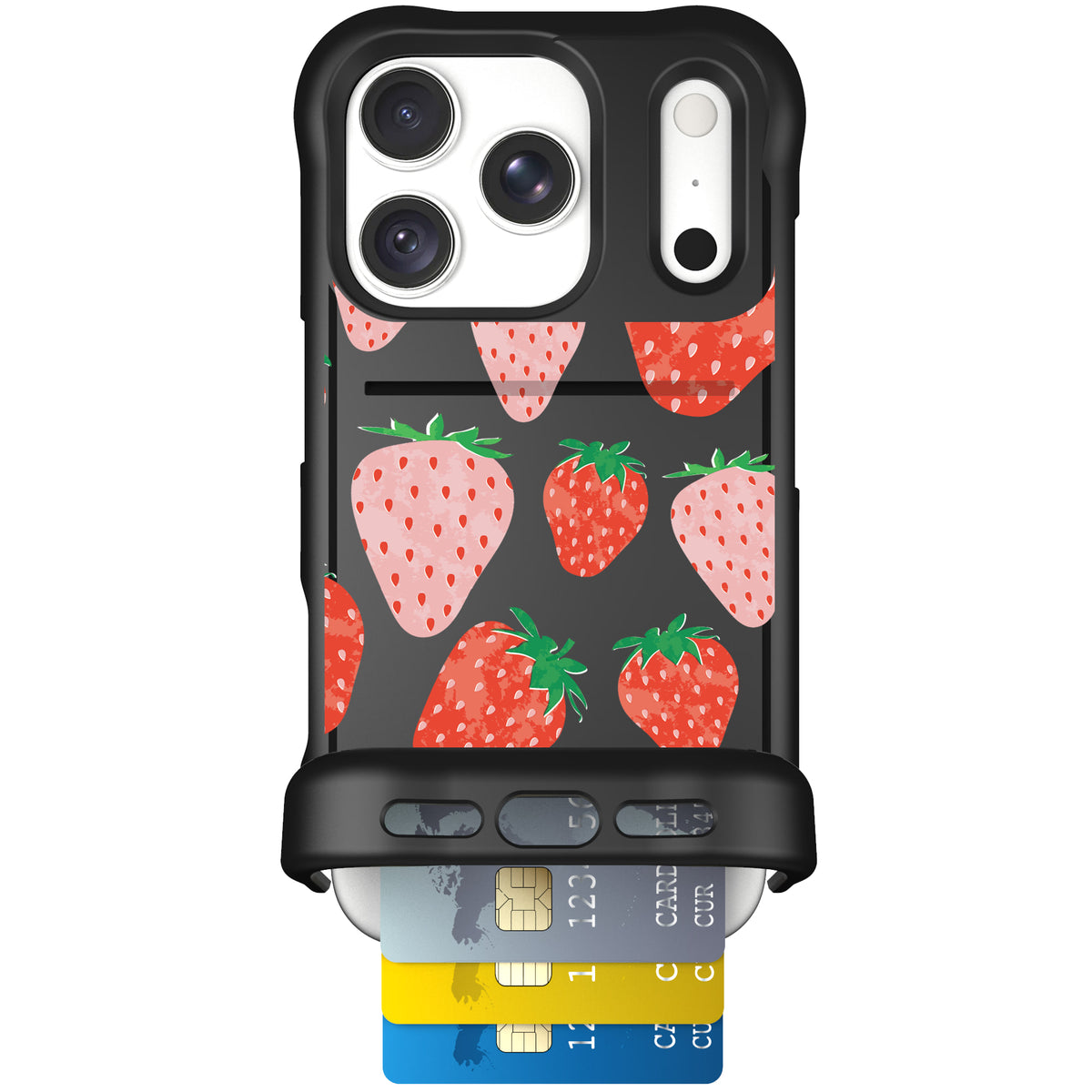 Wingmate Strawberry Fields for iPhone 18 Pro — case