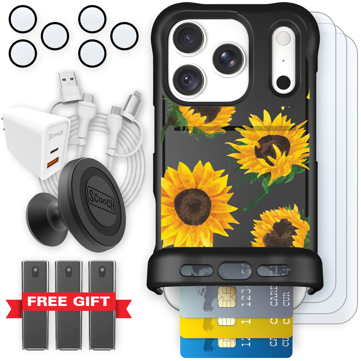 Wingmate Sunflower Frenzy for iPhone 18 Pro — Ultimate Bundle