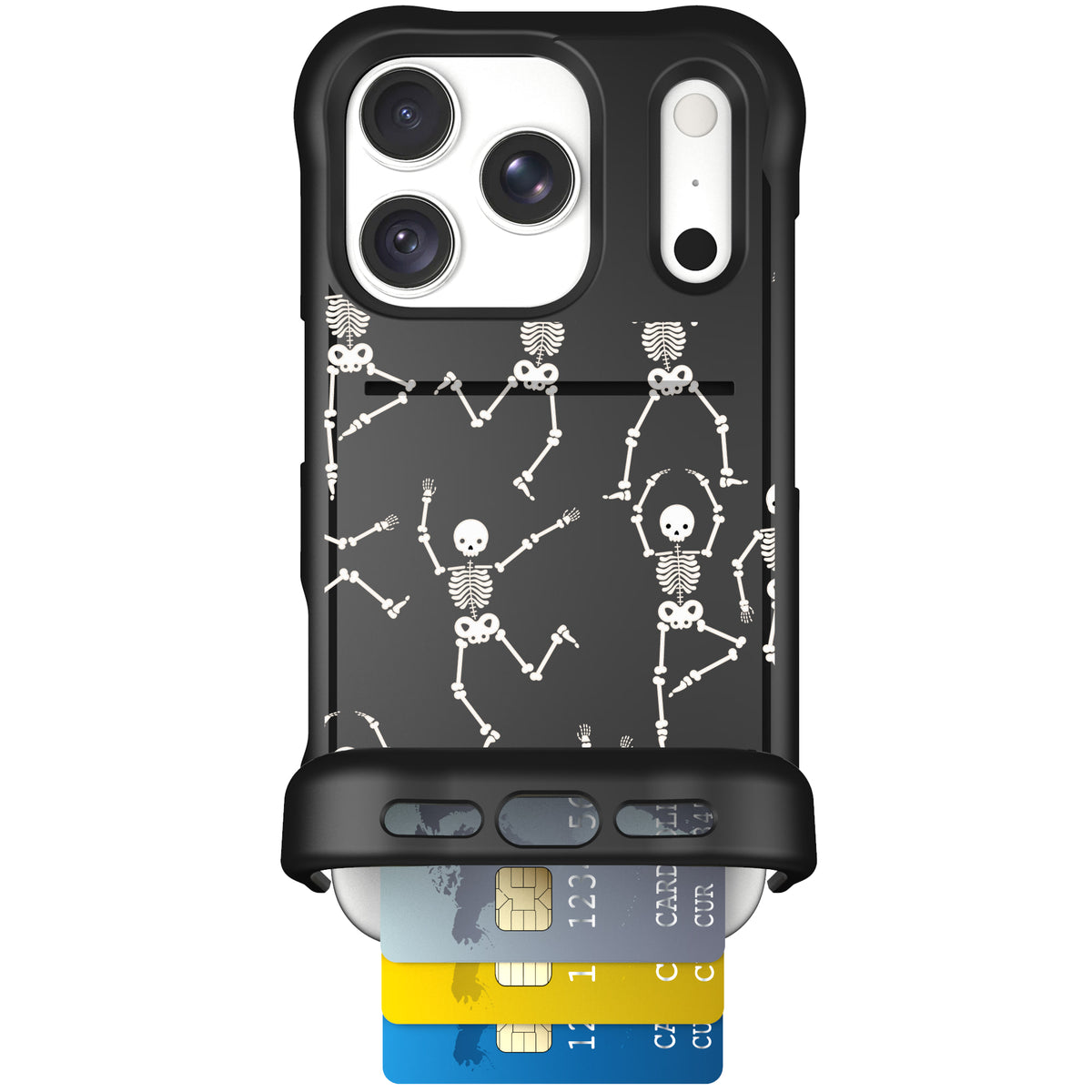 Wingmate Swinging Skeletons for iPhone 18 Pro — case