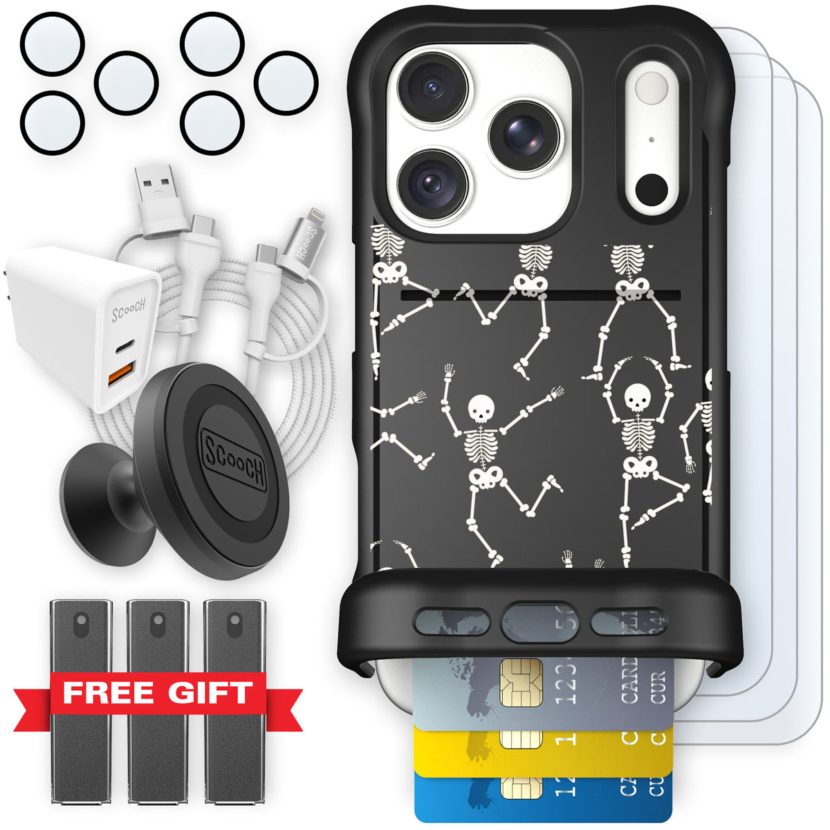 Wingmate Swinging Skeletons for iPhone 18 Pro — Ultimate Bundle