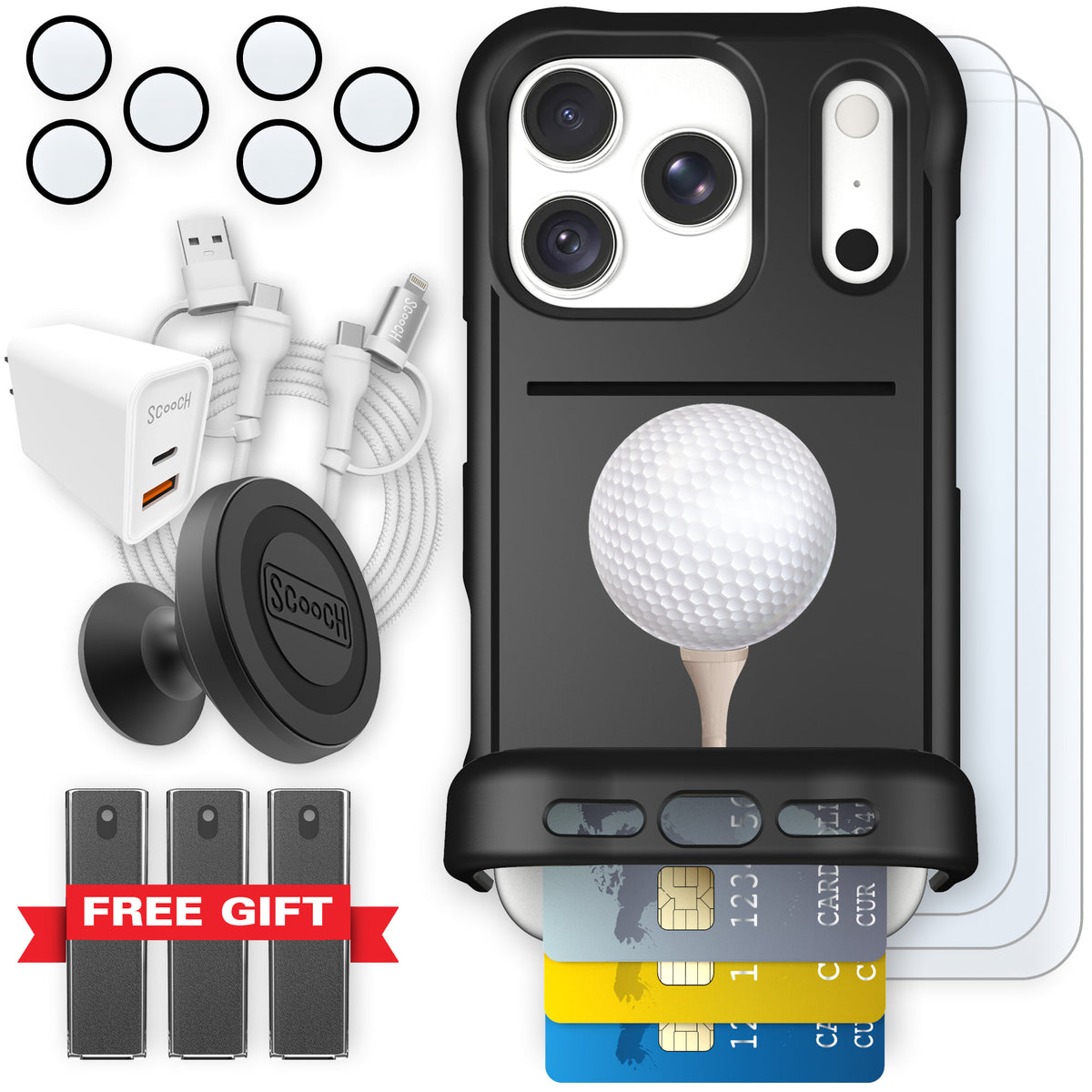 Wingmate Tee Time for iPhone 18 Pro — Ultimate Bundle