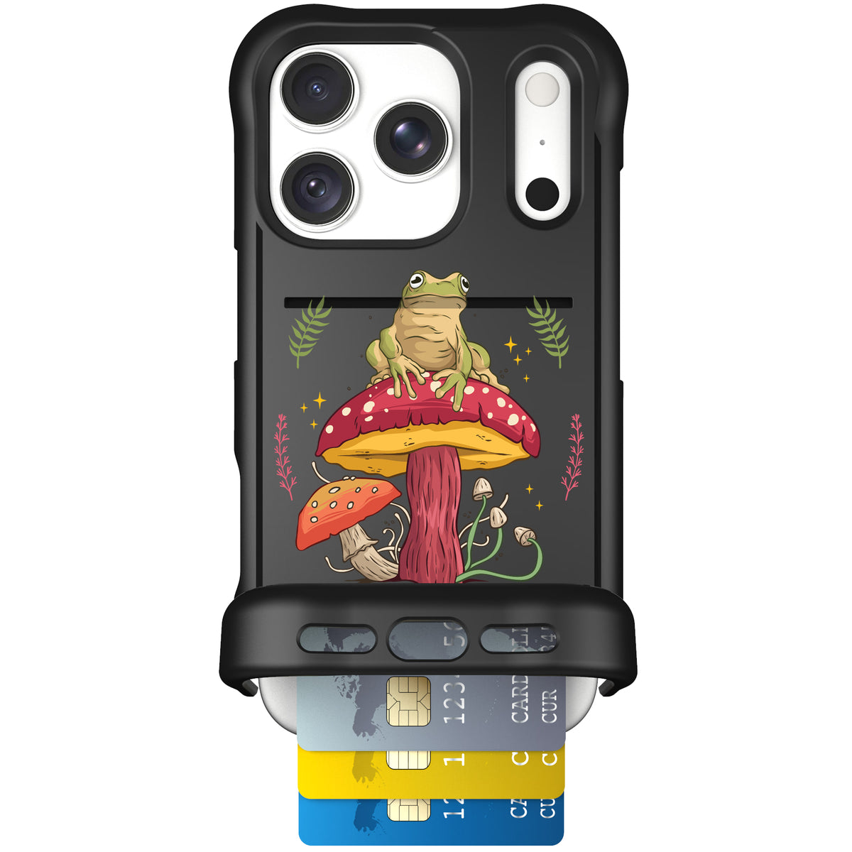 Wingmate Toadstool Frog for iPhone 18 Pro — case