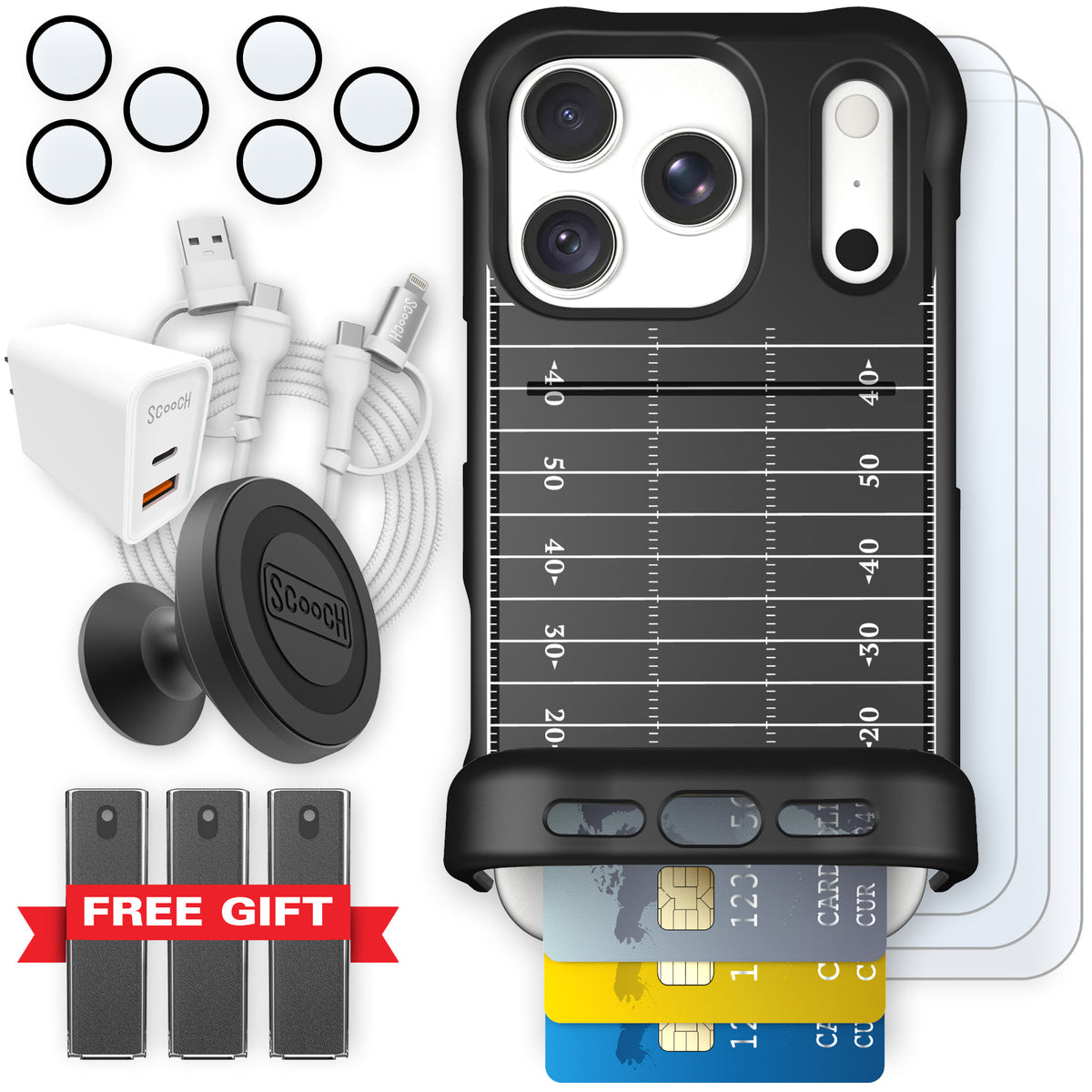 Wingmate Yard Lines for iPhone 18 Pro — Ultimate Bundle