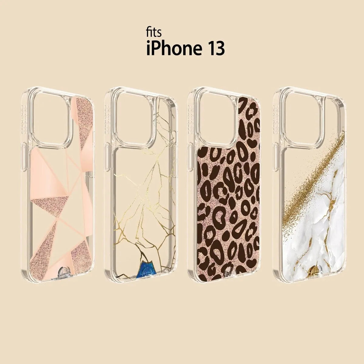 Fortress Swipe Style Inserts (24K Collection) for iPhone 13 Infinite Glass Case  Scooch Infinite Glass