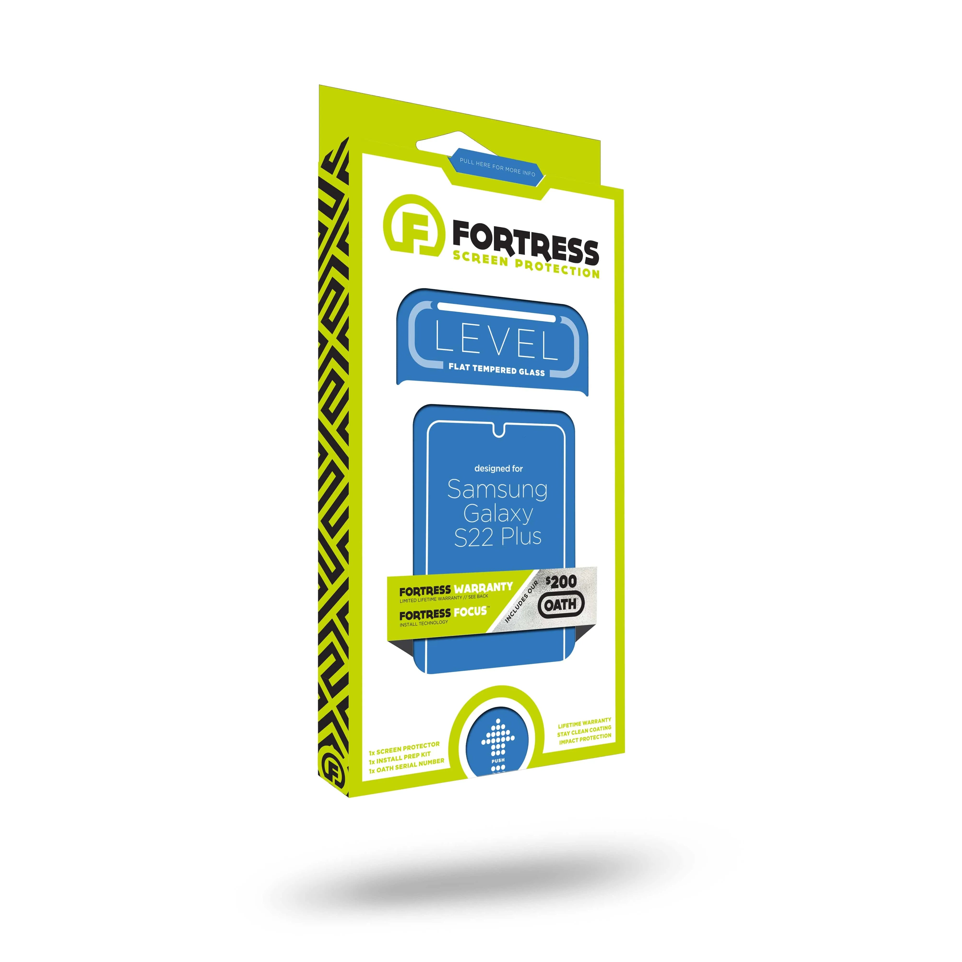 Fortress Samsung Galaxy S22+ Screen Protector - $200 Device Coverage  Scooch Screen Protector