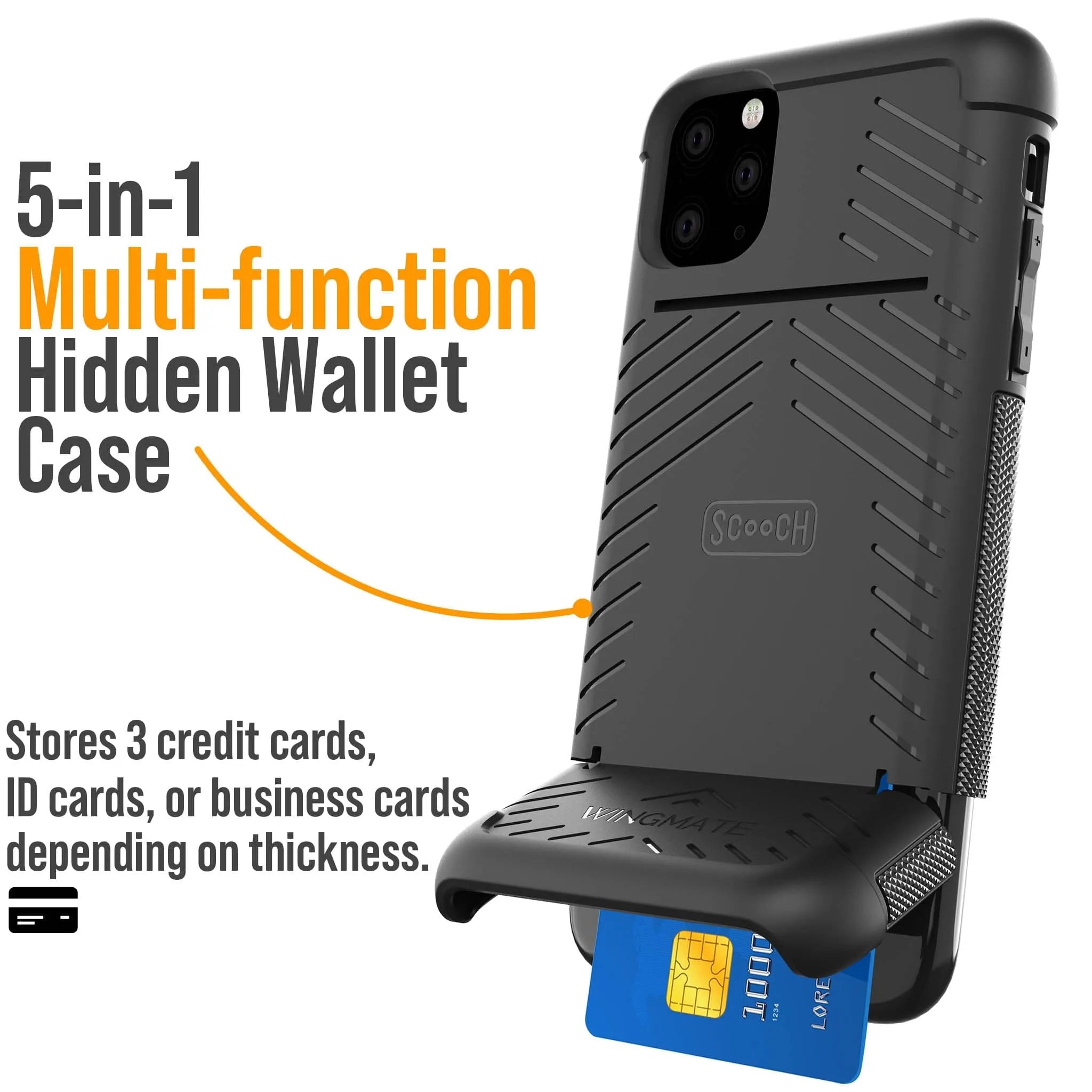 iPhone 11 Pro Wallet Case with Credit Card Holder Wingmate