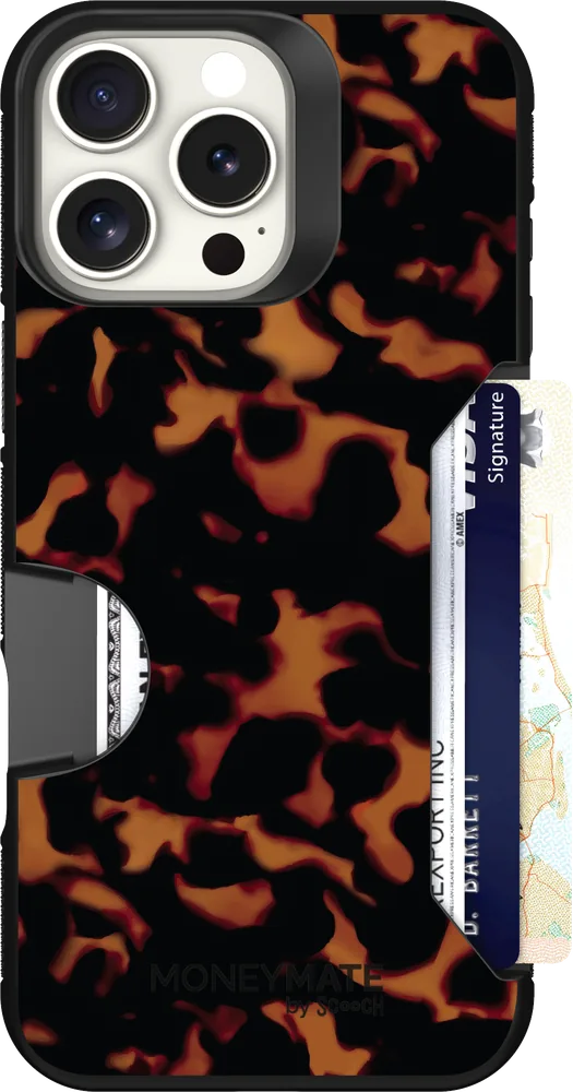 Moneymate - Tortoise Shell, iPhone 16 Pro Max