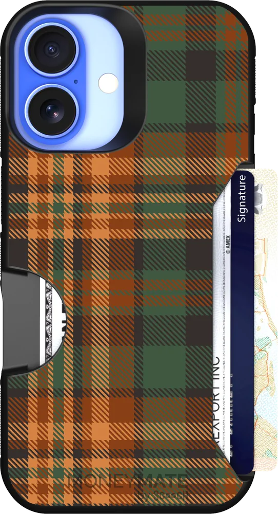 Moneymate Fall Flannel, iPhone 16